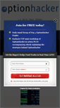 Mobile Screenshot of optionhacker.com
