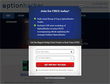 Tablet Screenshot of optionhacker.com